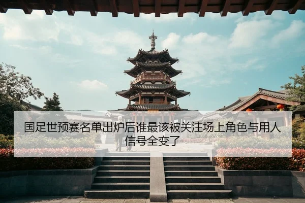 国足世预赛名单出炉后谁最该被关注场上角色与用人信号全变了 - 新闻资讯相关文章缩略图